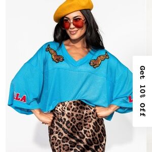 Way To Go Tiger Cropped Jersey